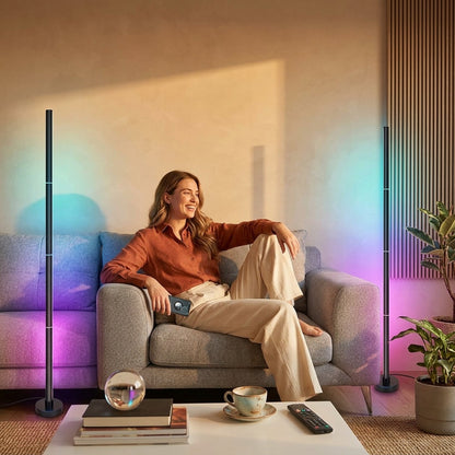 Smart RGB Corner Lamp with Color Control