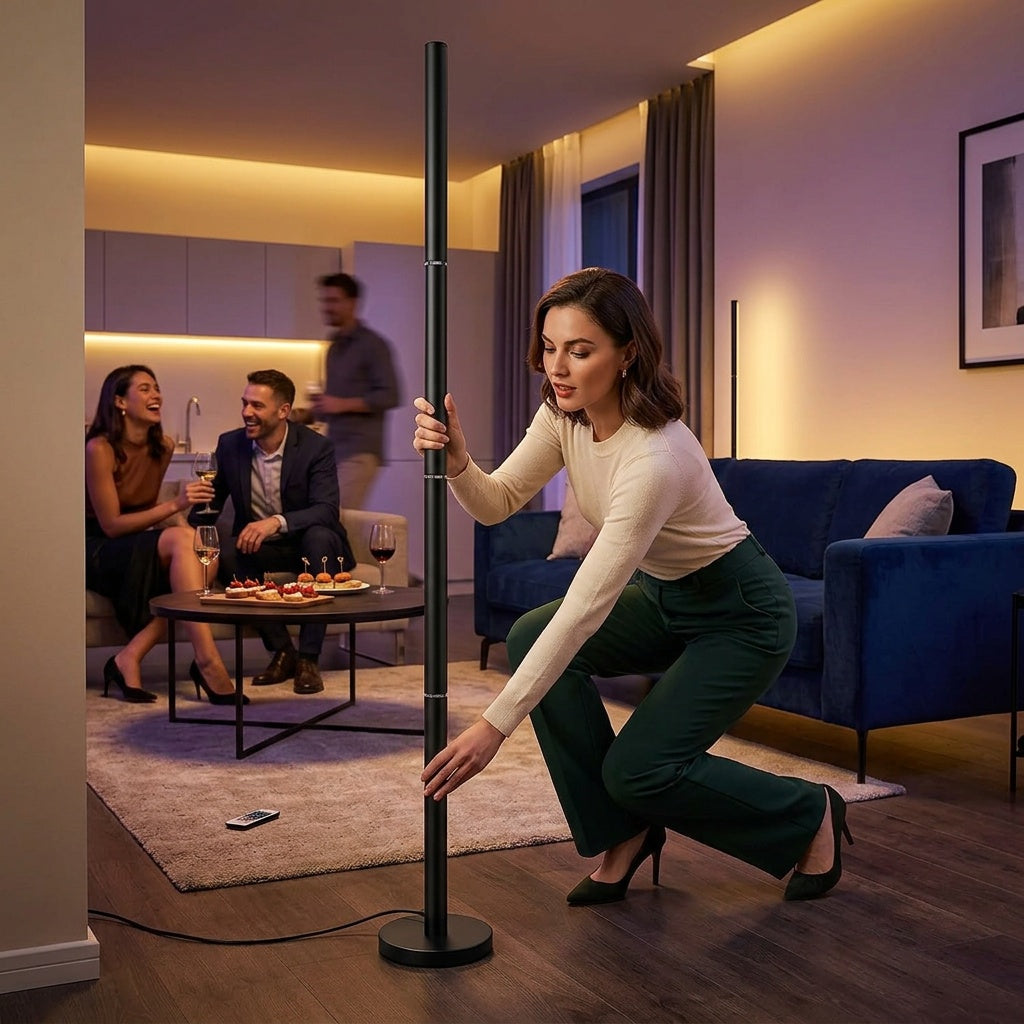 Smart RGB Corner Lamp with Color Control